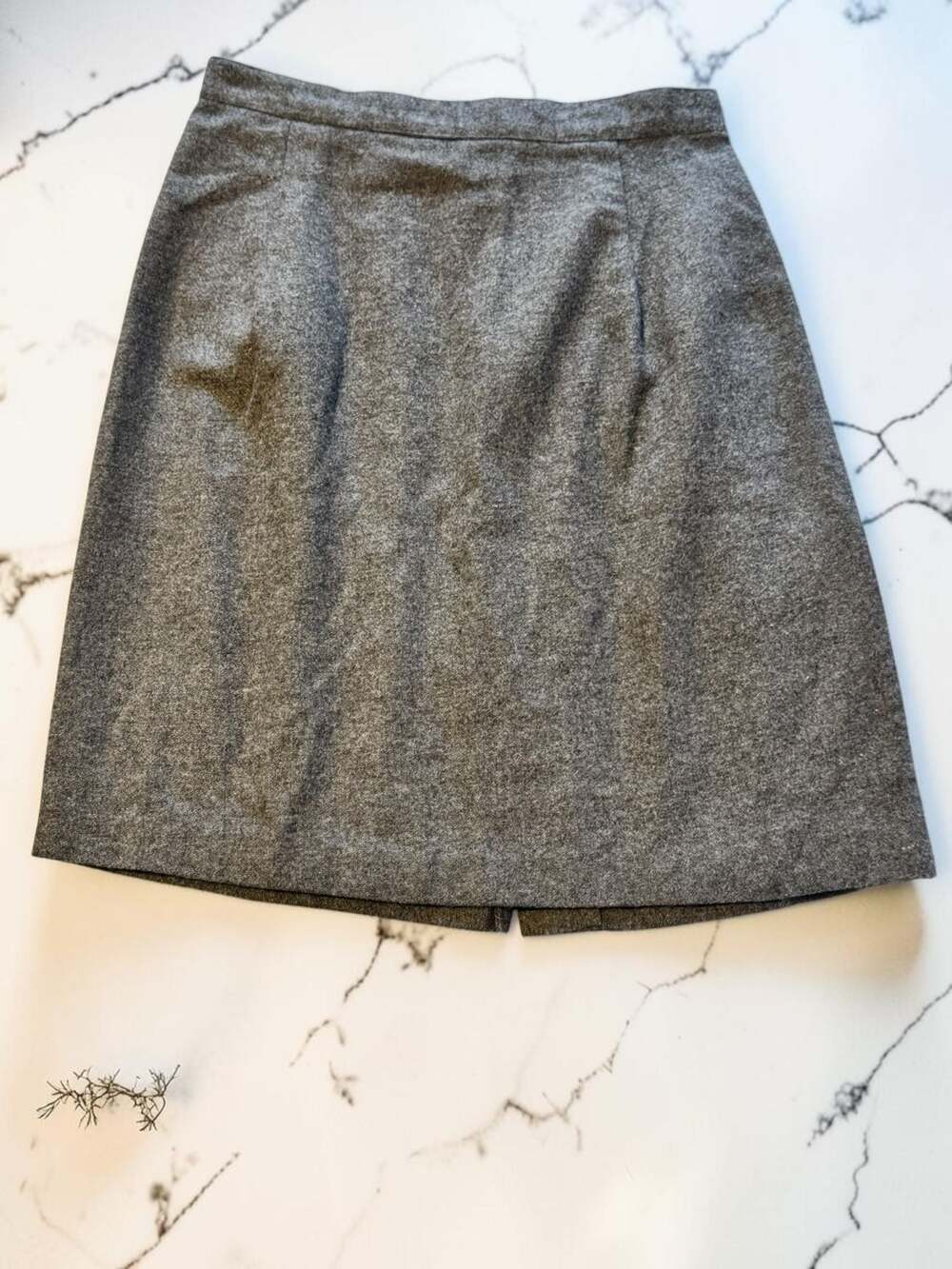 STAR C.C.C. City Clothing Co. Vintage Gray Wool Blend Mini Skirt Size 5